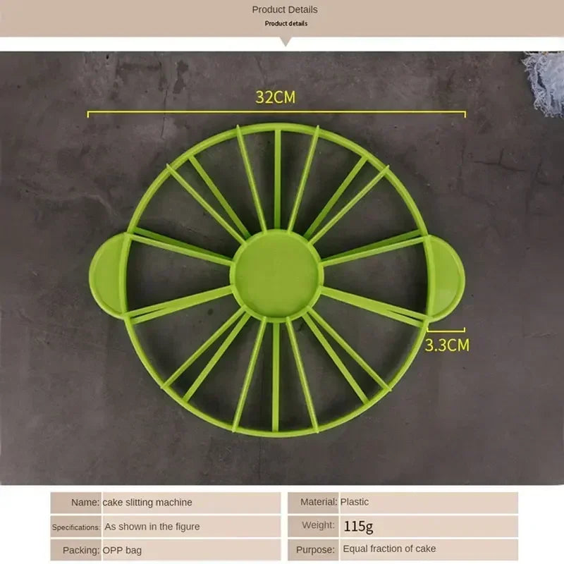 Slices Cake Equal Portion Round Cutter