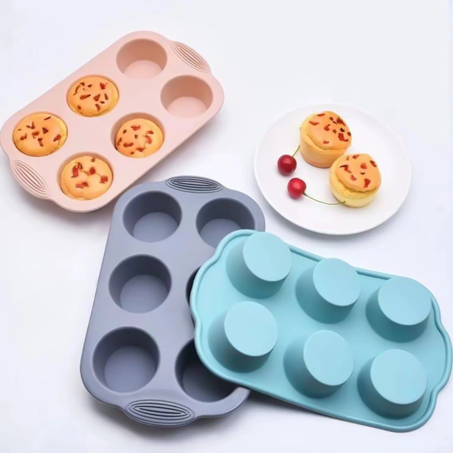 Silicone Cup Cake Mold Pan