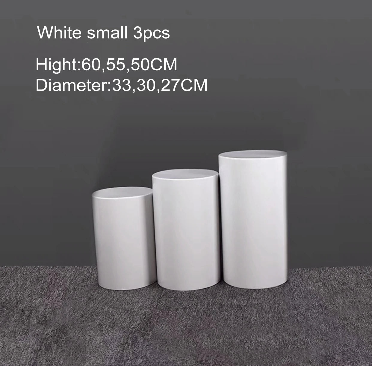 Round Cylinder Pedestal Set