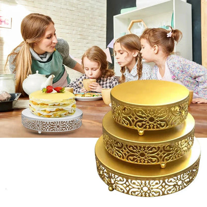 Round Metal Cake Stand